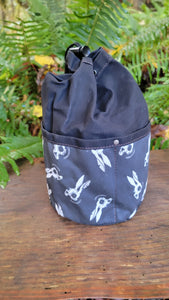 Death Bunny Cedar Bucket Bag with Limited Edition by PNWBUSHCRAFT