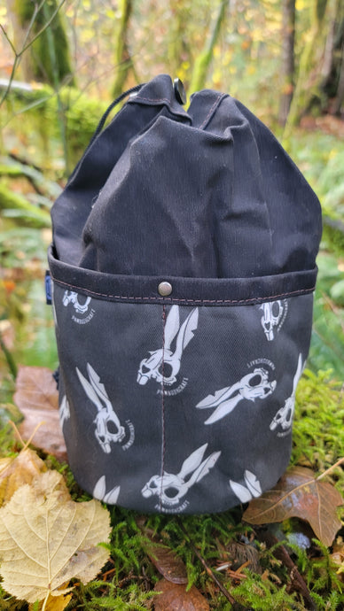 Death Bunny Cedar Bucket Bag with Limited Edition by PNWBUSHCRAFT