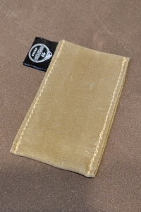 Tiny Pocketknife Bag Slip in Waxed Canvas 3.5"