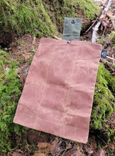 waxed canvas foraging bag handcrafted by PNWBUSHCRAFT