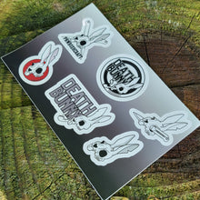 vinyl sticker sheet Death Bunny 