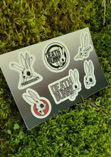 vinyl sticker sheet Death Bunny 