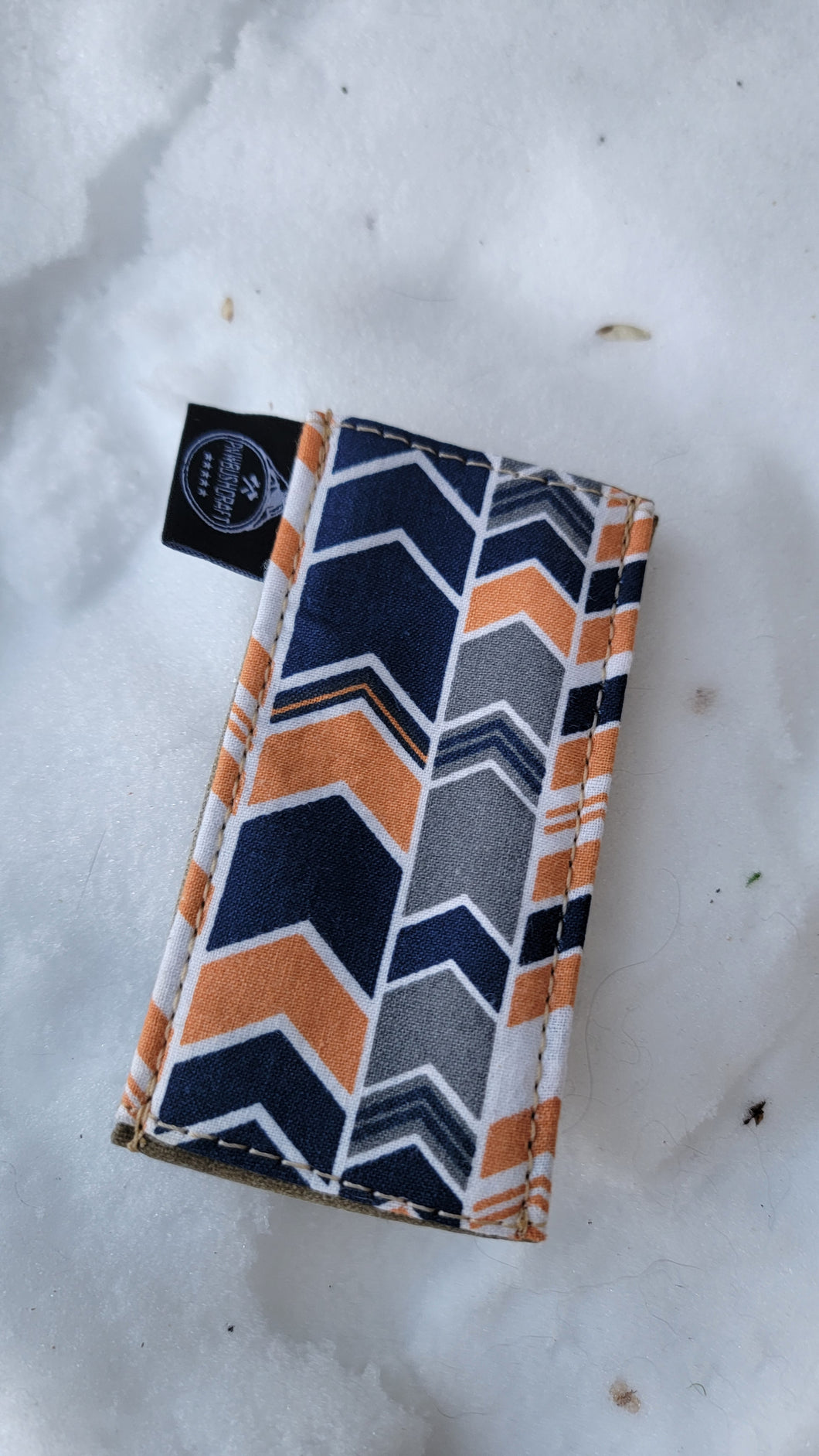 Tiny Pocketknife Bag Slip in Waxed Canvas with Designs