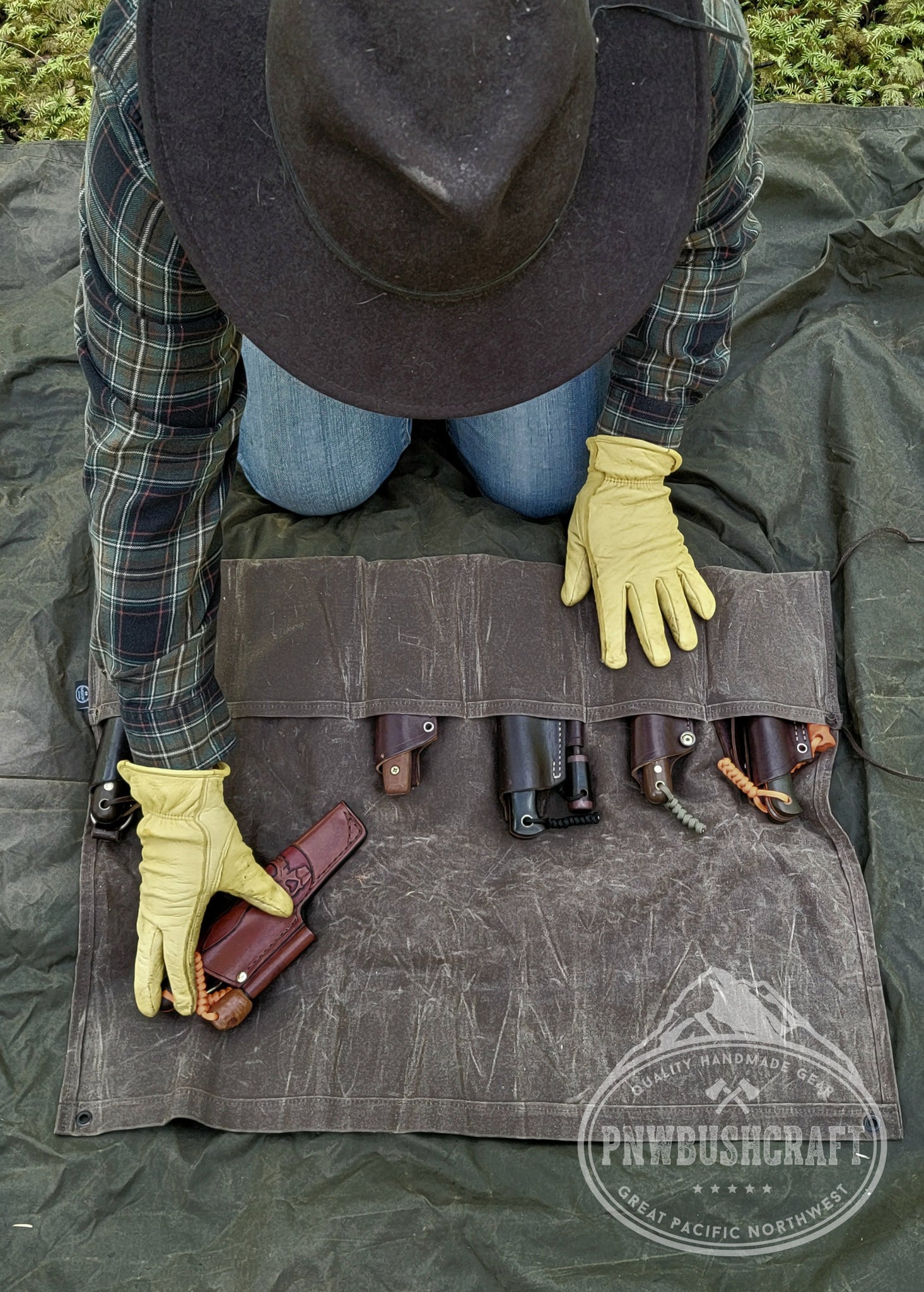 Tool Roll | Waxed Canvas | Charcoal | Hardmill