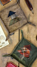 Holiday Tree Waxed Canvas Small Travel Tray for your Gear or EDC