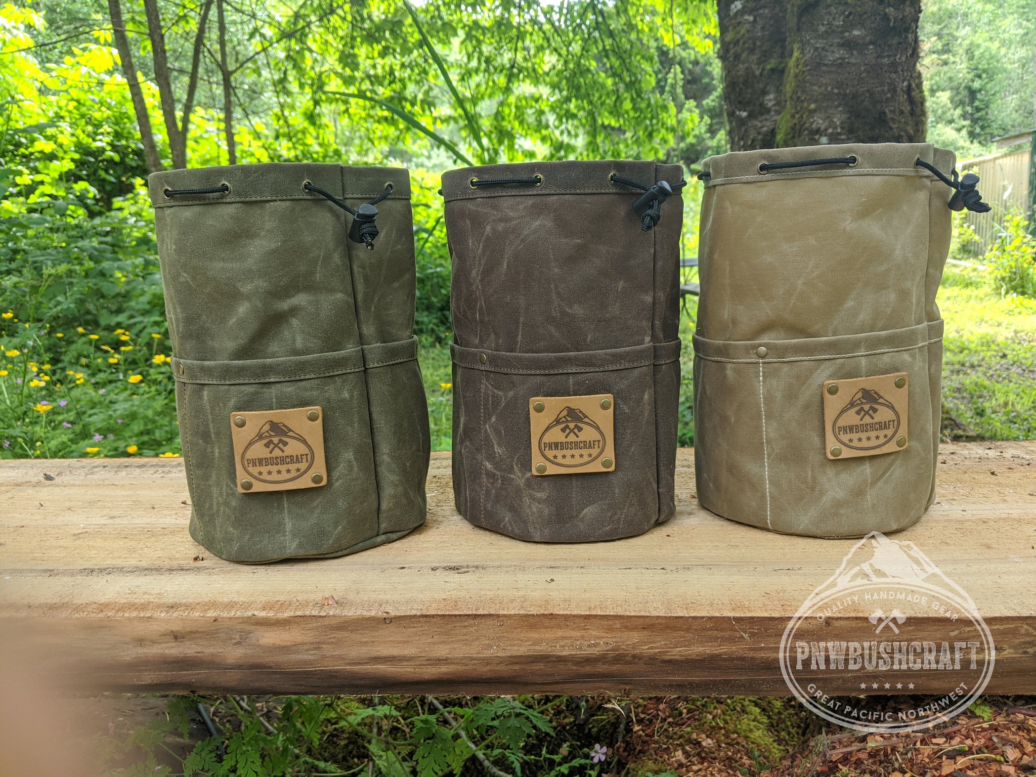 bushcraft waxed canvas backpack