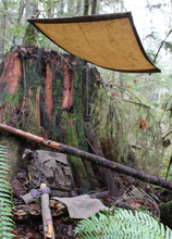 waxed canvas ground cloth hammock chair by PNWBUSHCRAFT