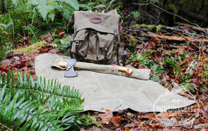 waxed canvas ground cloth hammock chair by PNWBUSHCRAFT