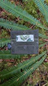Waxed Canvas Tiny Pouch for Dice, Fire Kits or Wallet