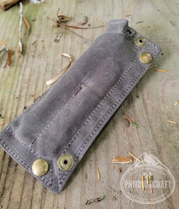 Waxed Canvas Pipe Tray By PNWBUSHCRAFT