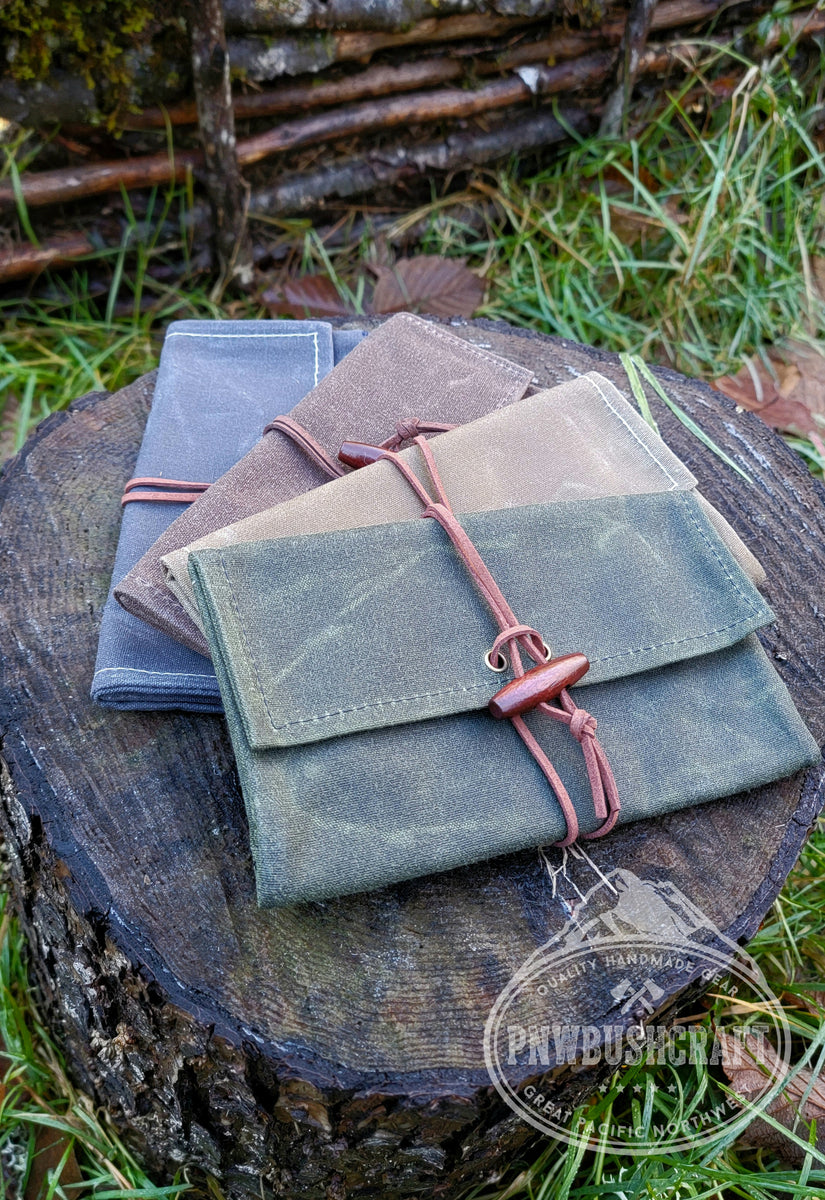 Handy Canvas Roll Up Pouch with Toggle PNWBUSHCRAFT