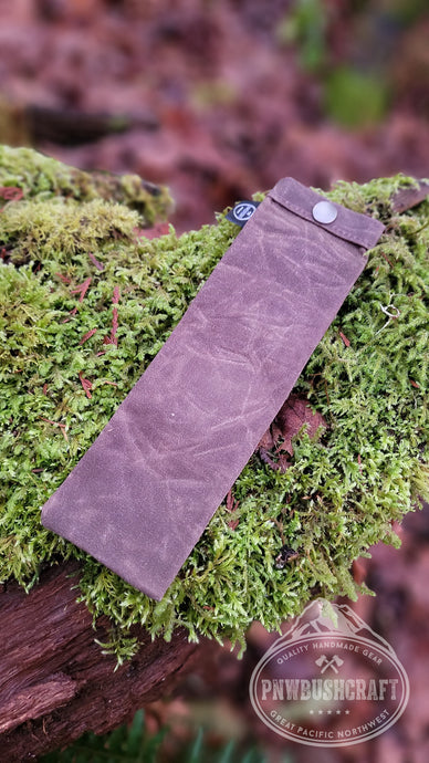 Waxed Canvas Spork Bag Tall By PNWBUSHCRAFT