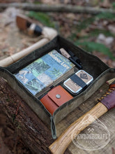 Waxed Canvas Travel Tray By PNWBUSHCRAFT