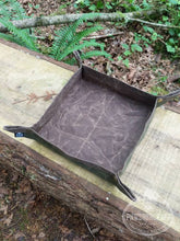 Waxed Canvas Travel Tray By PNWBUSHCRAFT