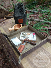 Waxed Canvas Travel Tray By PNWBUSHCRAFT