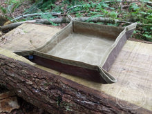 Waxed Canvas Travel Tray By PNWBUSHCRAFT