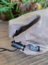 Rugged Brown Waxed Canvas Bag with Reinforced Bottom *Special*