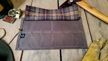 Wool and Waxed Canvas Pocketknife Roll Up