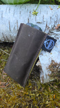 Vintage Robert Kaufman Fish Knife Slip Handmade Waxed Canvas Pocketknife Sleeve Upstream