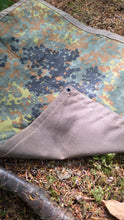WWII Flecktarn Canvas Groundcloth