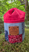 Small Cedar Bucket Bag with Patchwork Pockets