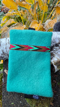 PNWBUSHCRAFT Vintage Wool Zipper Pouch with Trim