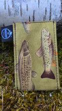 Vintage Robert Kaufman Fish Knife Slip Handmade Waxed Canvas Pocketknife Sleeve Upstream