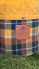 Deluxe Medium Yellow Cedar Bucket Bag with Wool Pockets