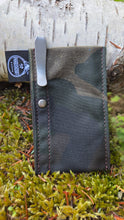 Waxed Canvas Pocketknife Slip with Titanium Clip