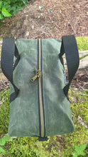 Small Utility Waxed Canvas Duffle – Death Bunny Lined