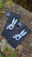 Death Bunny Waxed Canvas Pocketknife Slip Two Sizes Compact, Rugged, and Ready for Anything