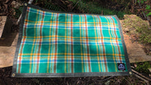 Vintate Plaid Wool and Waxed Canvas Junior Ground Cloth