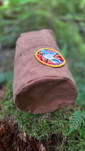 Waxed Canvas Cedar Bucket Bag with Vintage BSA Patch