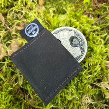 Handcrafted Waxed Canvas Coin Slips