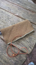 Wool Roll Up Pouch - Vintage Army Blanket Edition