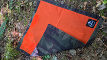Woodland Camo and Orange Jr Groundcloth