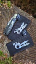 Death Bunny Waxed Canvas Pocketknife Slip Two Sizes Compact, Rugged, and Ready for Anything