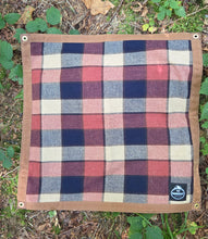 Handcrafted Groundcloth & Cedar Bucket Bag – Vintage Wool + Waxed Canvas Set of 2