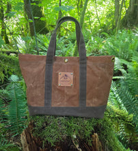Waxed Canvas Tote with 1970's Lining