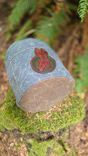 Death Bunny  One-of-a-Kind Medium Cedar Bucket Bag