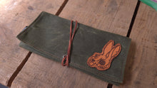 Death Bunny Waxed Canvas Roll Up