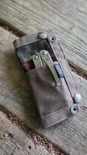 Brown Waxed Canvas EDC Travel Tray 3.0  – Everyday Carry, Field-Ready