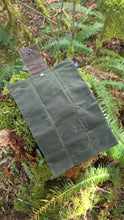 Deep Waxed Canvas Foraging Pouch – Hip Bag for Adventure