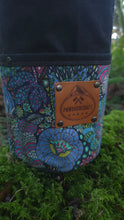 Groovy Waxed Canvas Cedar Bucket Bag Small with Leather Loop