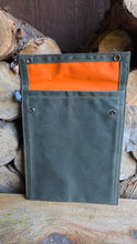 Waxed Canvas Two Snap Notebook Pouch  Built Bigger for the Trail