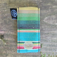 Plaids and Stripes Tiny Pocketknife Bag Slip in Waxed Canvas