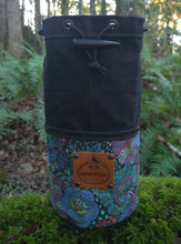 Groovy Waxed Canvas Cedar Bucket Bag Small with Leather Loop