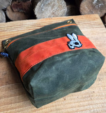 Waxed Canvas Zipper Pouch