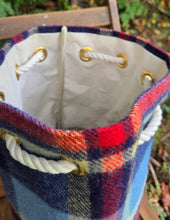 The Overnighter Bag – Vintage Wool & Waxed Canvas