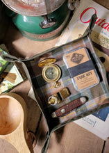 Waxed Canvas Travel Tray Lined Medium